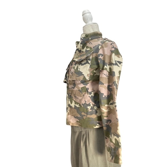 Zadig & Voltaire Charlotte Camo Jacket LOVE Spellout - Picture 5 of 14